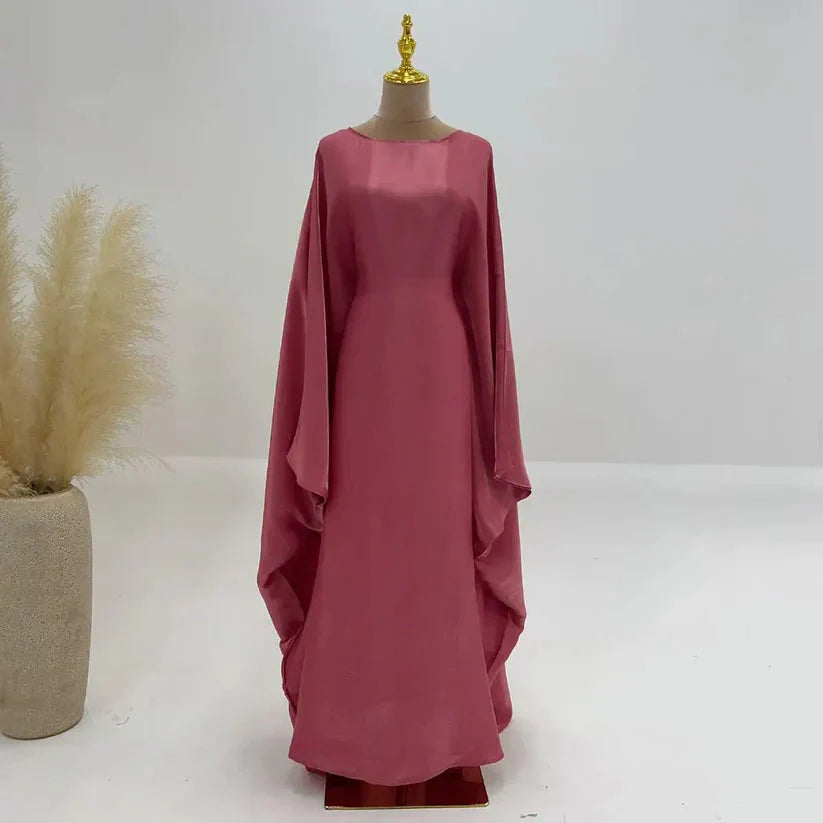 Abaya - Elegant - Batwing Sleeve - Maxi Dress - Abaya Dress-Grace Aura