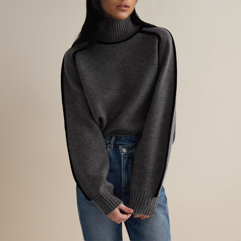 Agatha - Cashmere Turtleneck Sweater for Women Old-Money Mode-Grace Aura