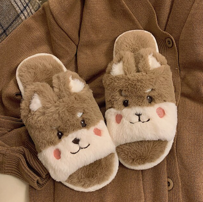 Animal Slippers - Warm - Non-Slip - Winter Slippers - Animal House Shoes-Grace Aura