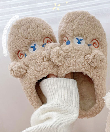 Animal Slippers - Warm - Non-Slip - Winter Slippers - Animal House Shoes-Grace Aura