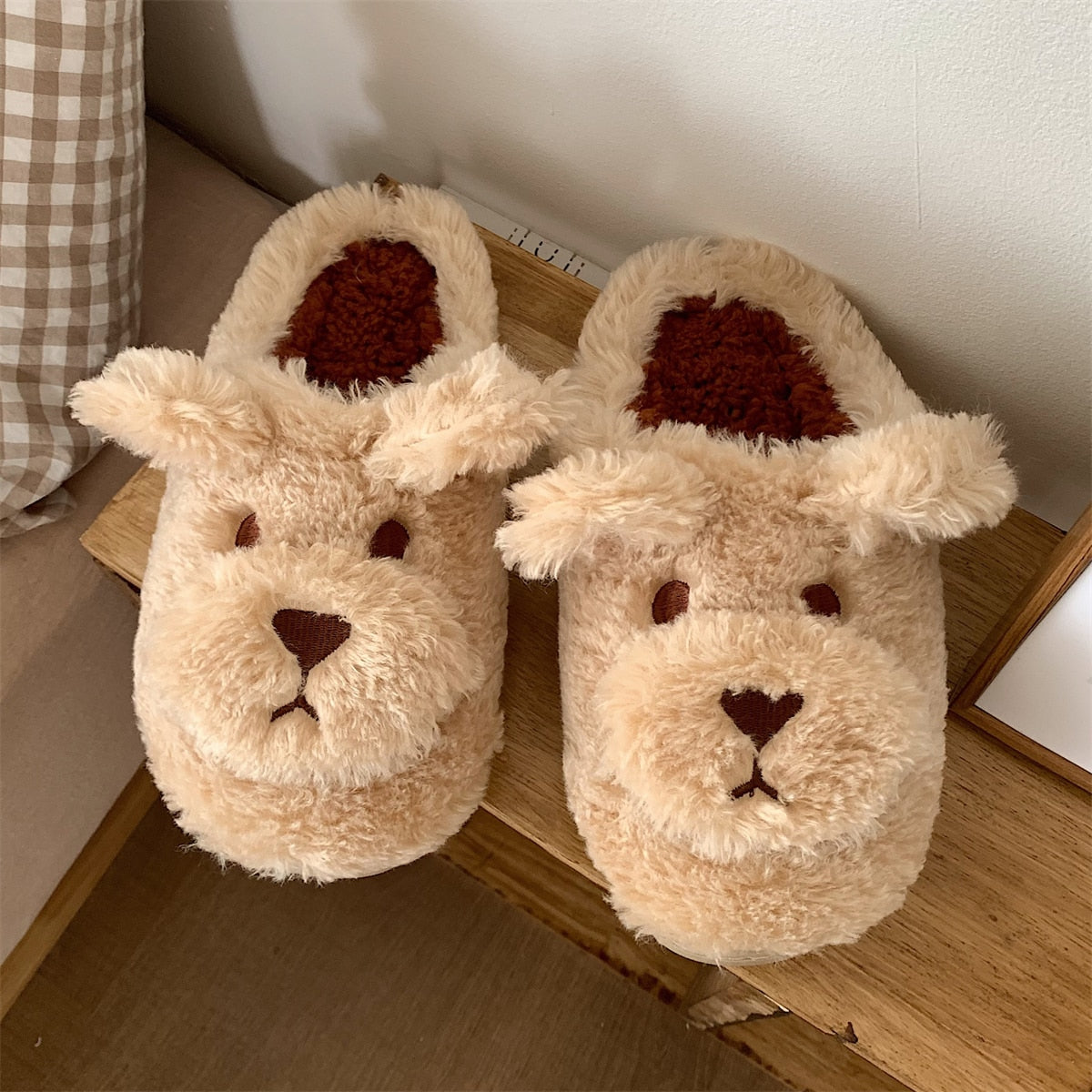 Animal Slippers - Warm - Non-Slip - Winter Slippers - Animal House Shoes-Grace Aura