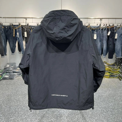 Anorak - Lightweight Hooded Half-Zip Anorak Windbreaker with Pocket-Grace Aura