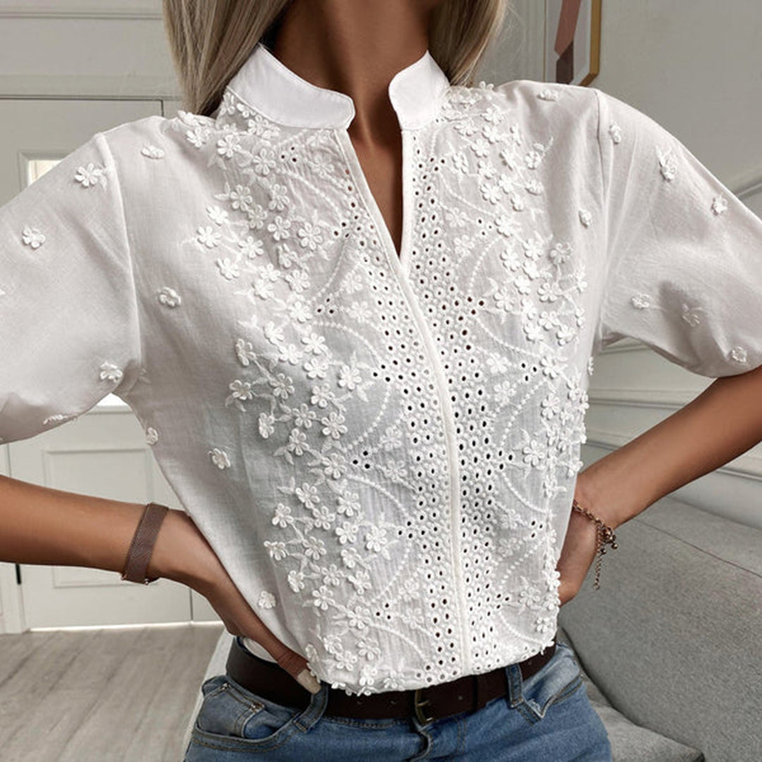 BLONDIE | Relaxed chic blouse-Grace Aura