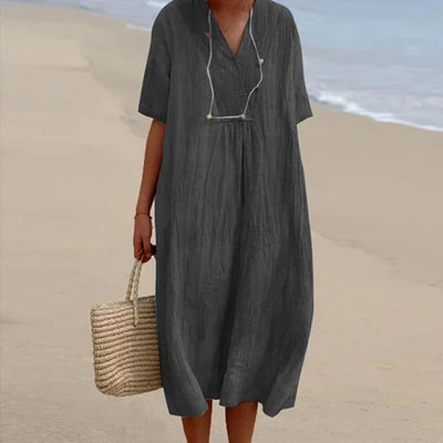 BRIGITTE - Relaxed loose dress-Grace Aura