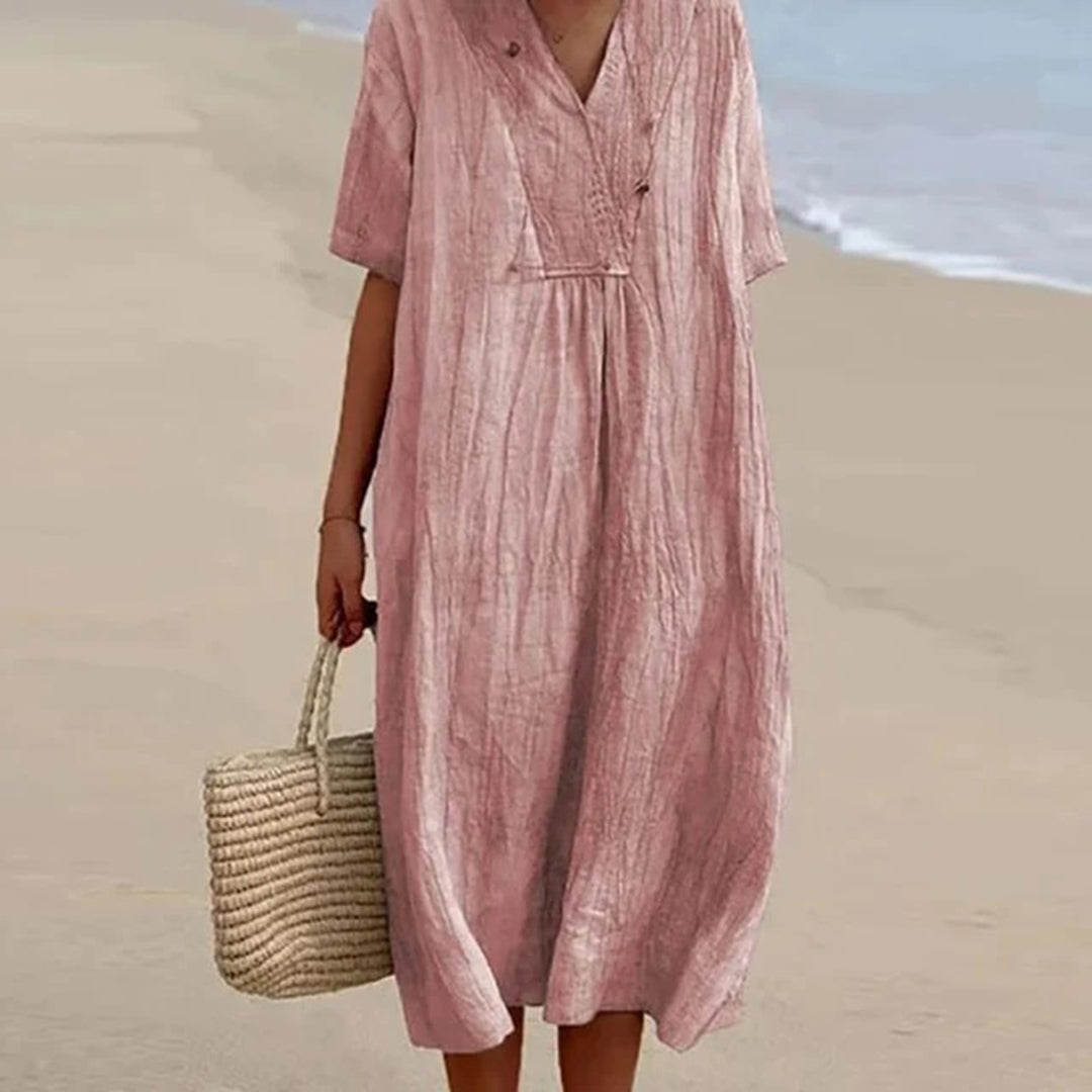 BRIGITTE - Relaxed loose dress-Grace Aura