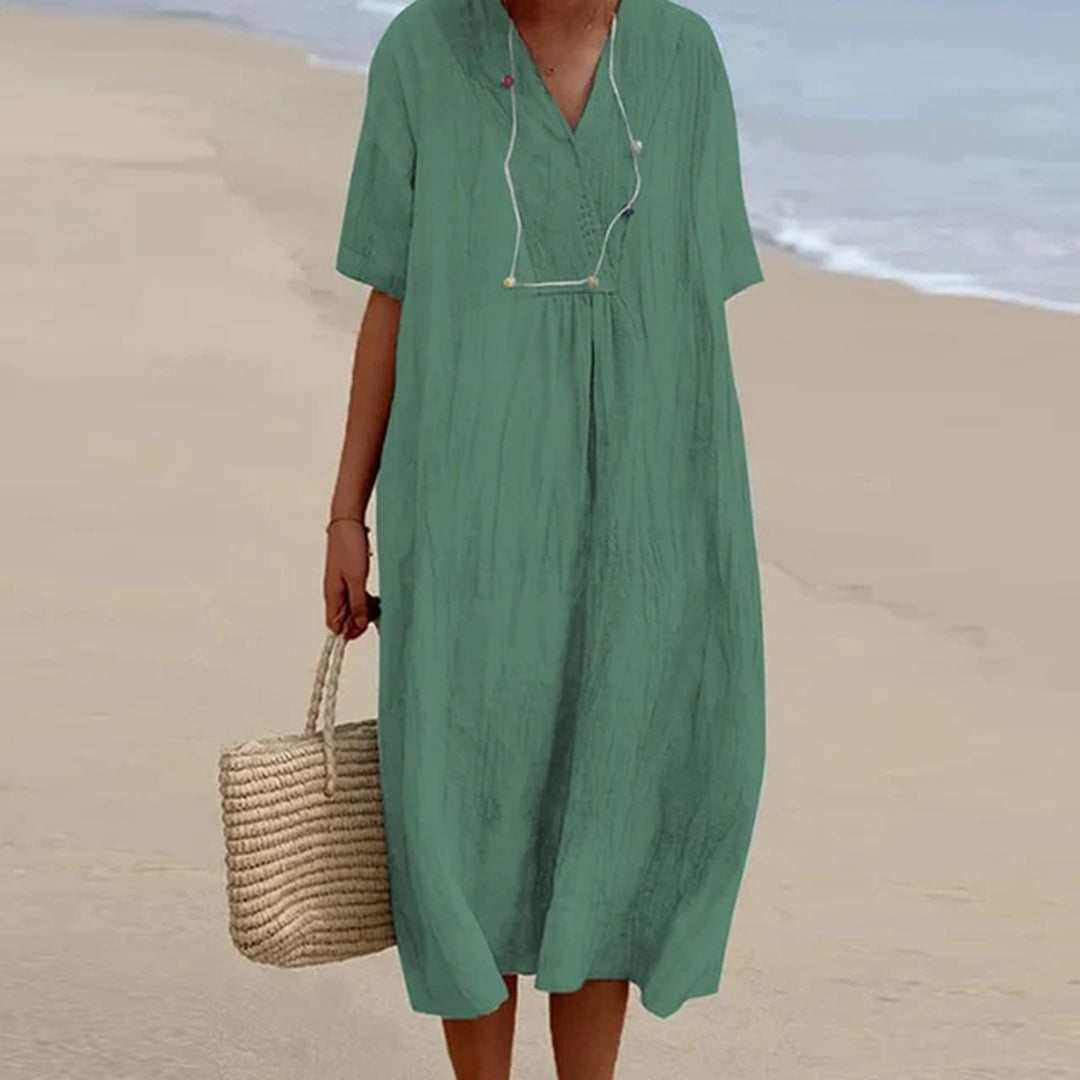 BRIGITTE - Relaxed loose dress-Grace Aura