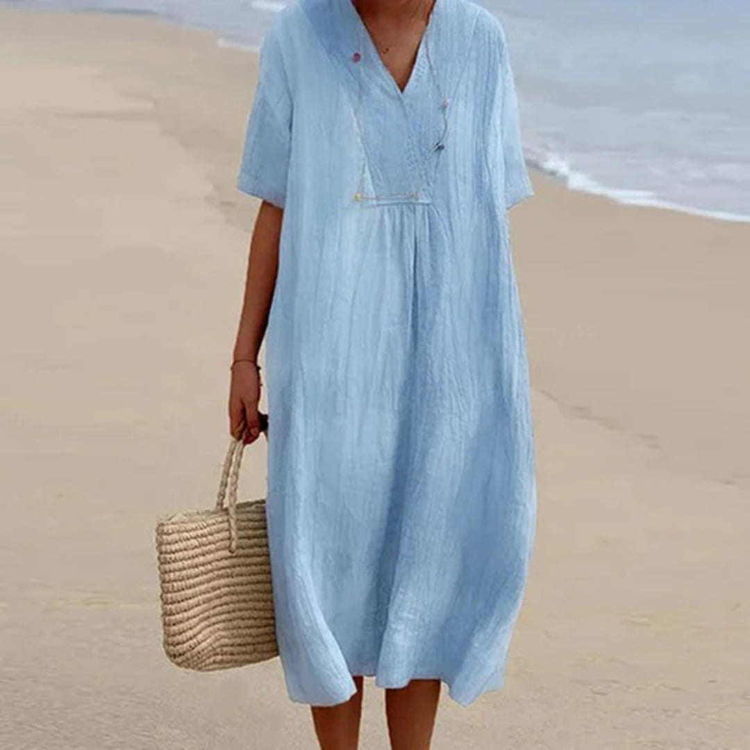 BRIGITTE - Relaxed loose dress-Grace Aura