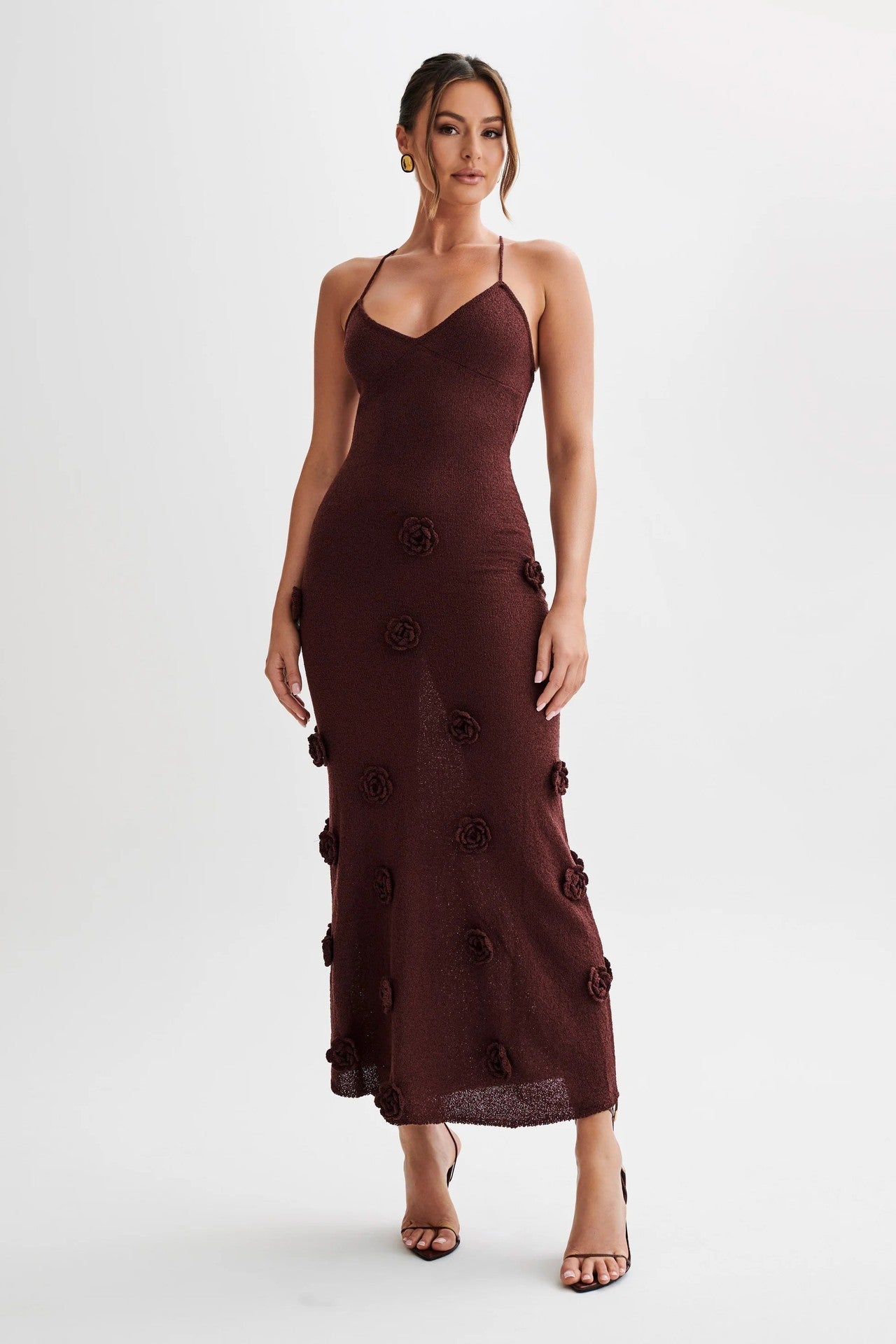 Bloom Knit | Maxi Dress-Grace Aura