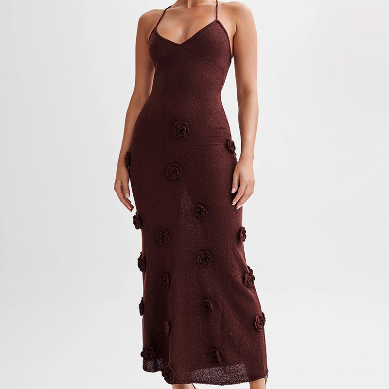 Bloom Knit | Maxi Dress-Grace Aura