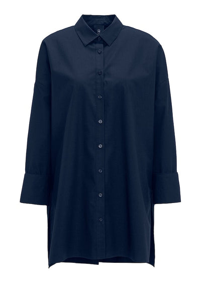 Button-Up Blouse | Long Sleeve | Loose Fit | Oversized Blouse | Button-Up Shirt Women's-Grace Aura