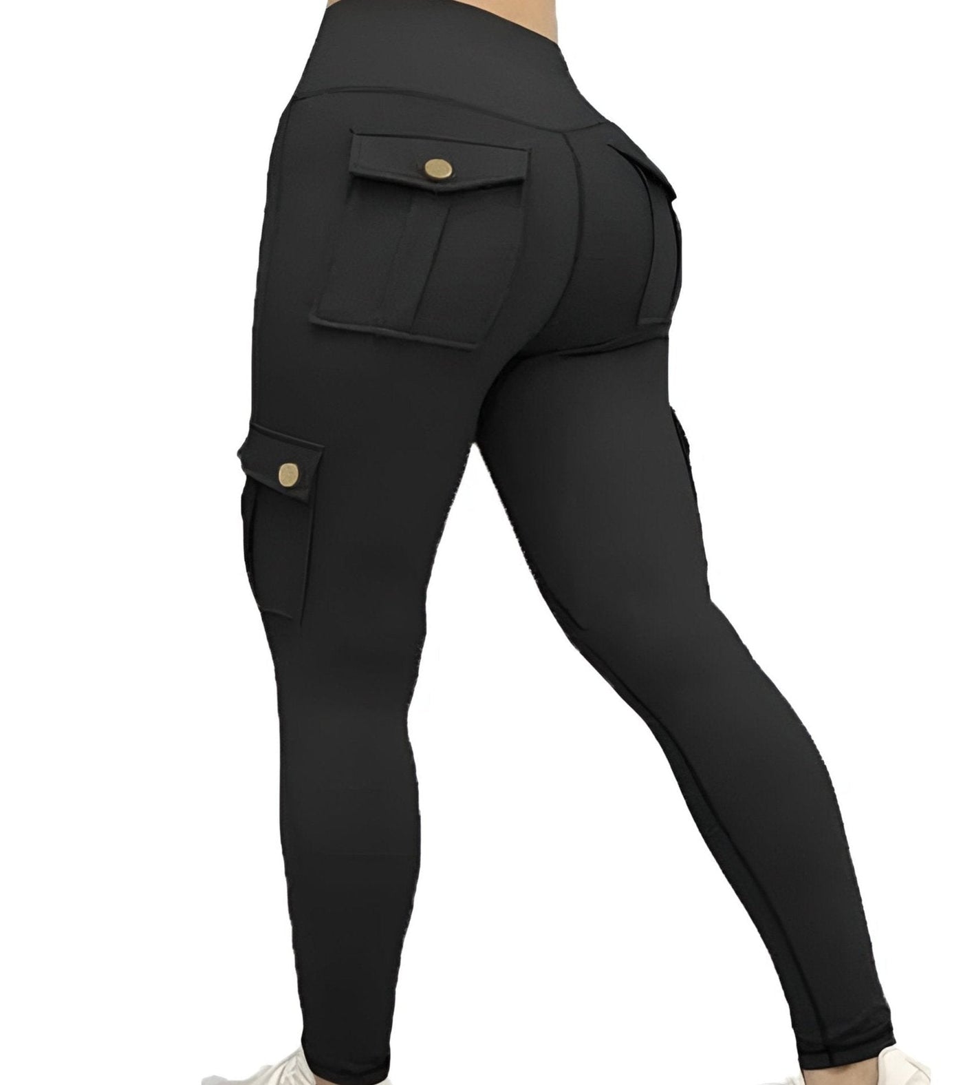 Cargo Leggings | High Waisted | Stretchy | Cargo Pants | Women's Clothing-Grace Aura