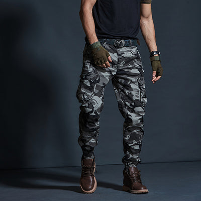 Cargo Trousers | Casual | Pockets | Cargo Joggers | Men's Trousers-Grace Aura