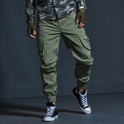 Cargo Trousers | Casual | Pockets | Cargo Joggers | Men's Trousers-Grace Aura