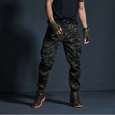 Cargo Trousers | Casual | Pockets | Cargo Joggers | Men's Trousers-Grace Aura