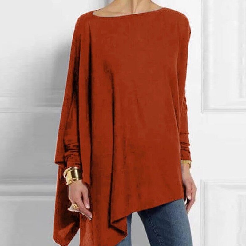 Cashmere Jumper | Boat Neck | Long Sleeve | Oversized Sweater | Blouse-Grace Aura