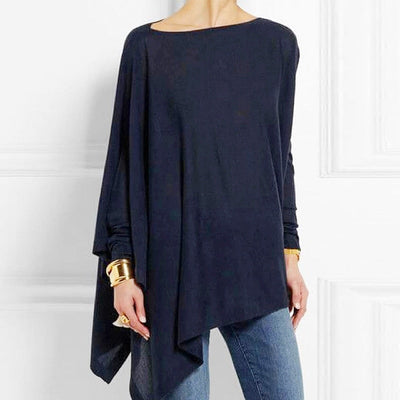 Cashmere Jumper | Boat Neck | Long Sleeve | Oversized Sweater | Blouse-Grace Aura