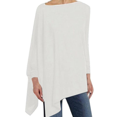 Cashmere Jumper | Boat Neck | Long Sleeve | Oversized Sweater | Blouse-Grace Aura