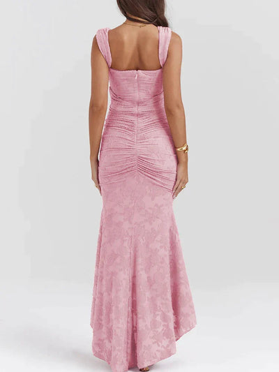 Celeste Fishtail | Maxi Dress-Grace Aura