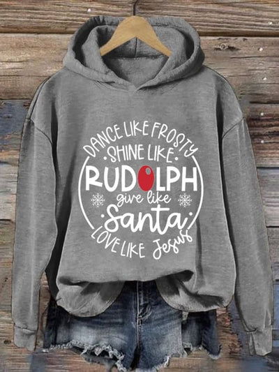 Christmas Hoodie | Loose Fit | Long Sleeve | Christmas Pullover | Funny Xmas Sweatshirts-Grace Aura