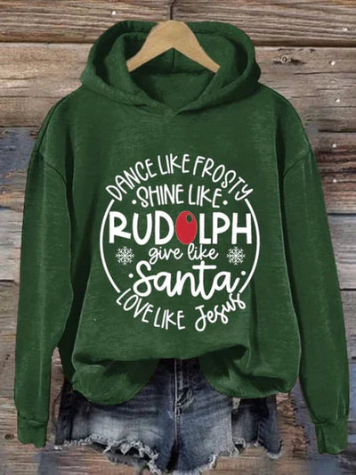 Christmas Hoodie | Loose Fit | Long Sleeve | Christmas Pullover | Funny Xmas Sweatshirts-Grace Aura