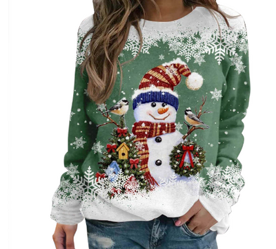 Christmas Pullover | Cozy | Loose Fit | Funny Xmas Sweatshirts | Women's Jumper-Grace Aura