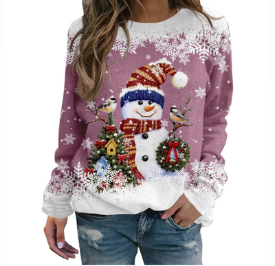 Christmas Pullover | Cozy | Loose Fit | Funny Xmas Sweatshirts | Women's Jumper-Grace Aura