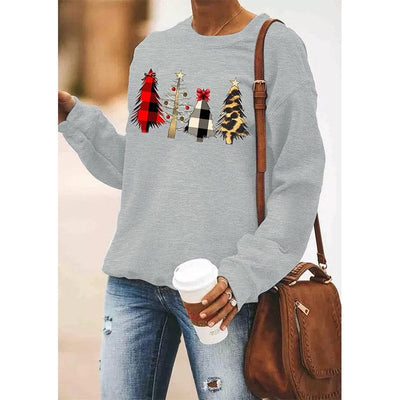 Christmas Sweatshirt | Casual | Loose Fit | Xmas Pullover | Women's Jumper-Grace Aura