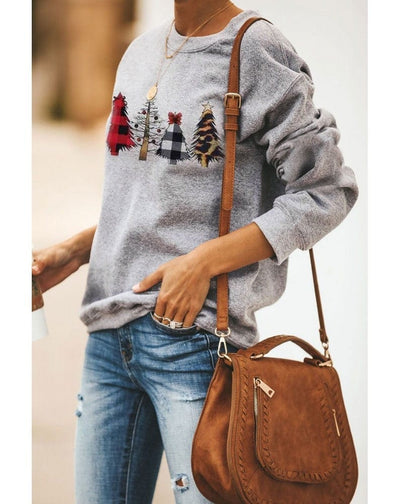 Christmas Sweatshirt | Casual | Loose Fit | Xmas Pullover | Women's Jumper-Grace Aura