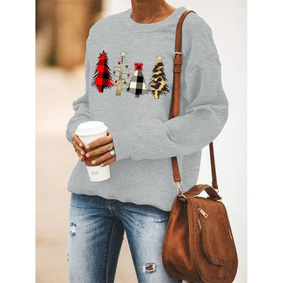 Christmas Sweatshirt | Casual | Loose Fit | Xmas Pullover | Women's Jumper-Grace Aura