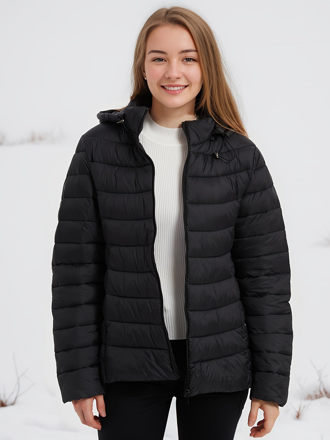 Down Jacket | Hooded | Lightweight | Puffer Jacket | Women's Winter Jackets -Grace Aura