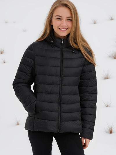 Down Jacket | Hooded | Lightweight | Puffer Jacket | Women's Winter Jackets -Grace Aura