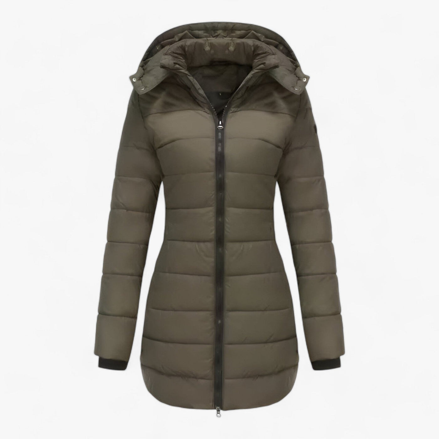 Down Jacket | Hooded | Mid Length | Long Puffer Coats | Women's Winter Jackets-Grace Aura