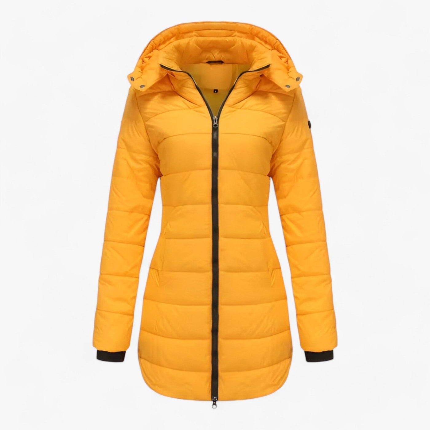 Down Jacket | Hooded | Mid Length | Long Puffer Coats | Women's Winter Jackets-Grace Aura