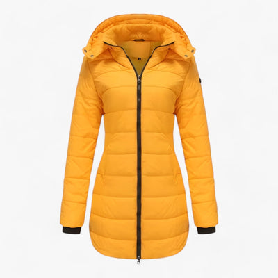 Down Jacket | Hooded | Mid Length | Long Puffer Coats | Women's Winter Jackets-Grace Aura