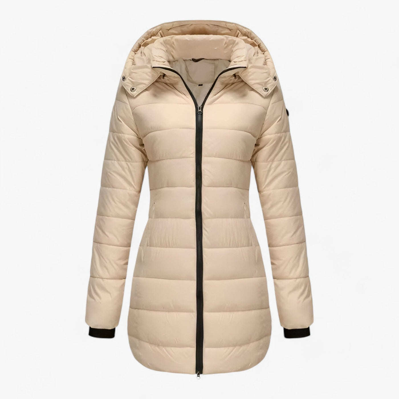 Down Jacket | Hooded | Mid Length | Long Puffer Coats | Women's Winter Jackets-Grace Aura