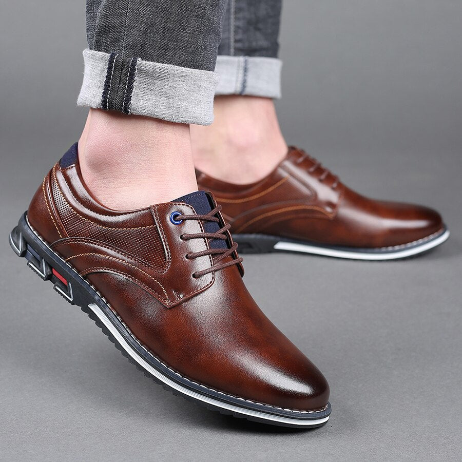 Dress Shoes | Comfortable | Lace-Up | Orthopedic Shoes | Men's Shoes-Grace Aura