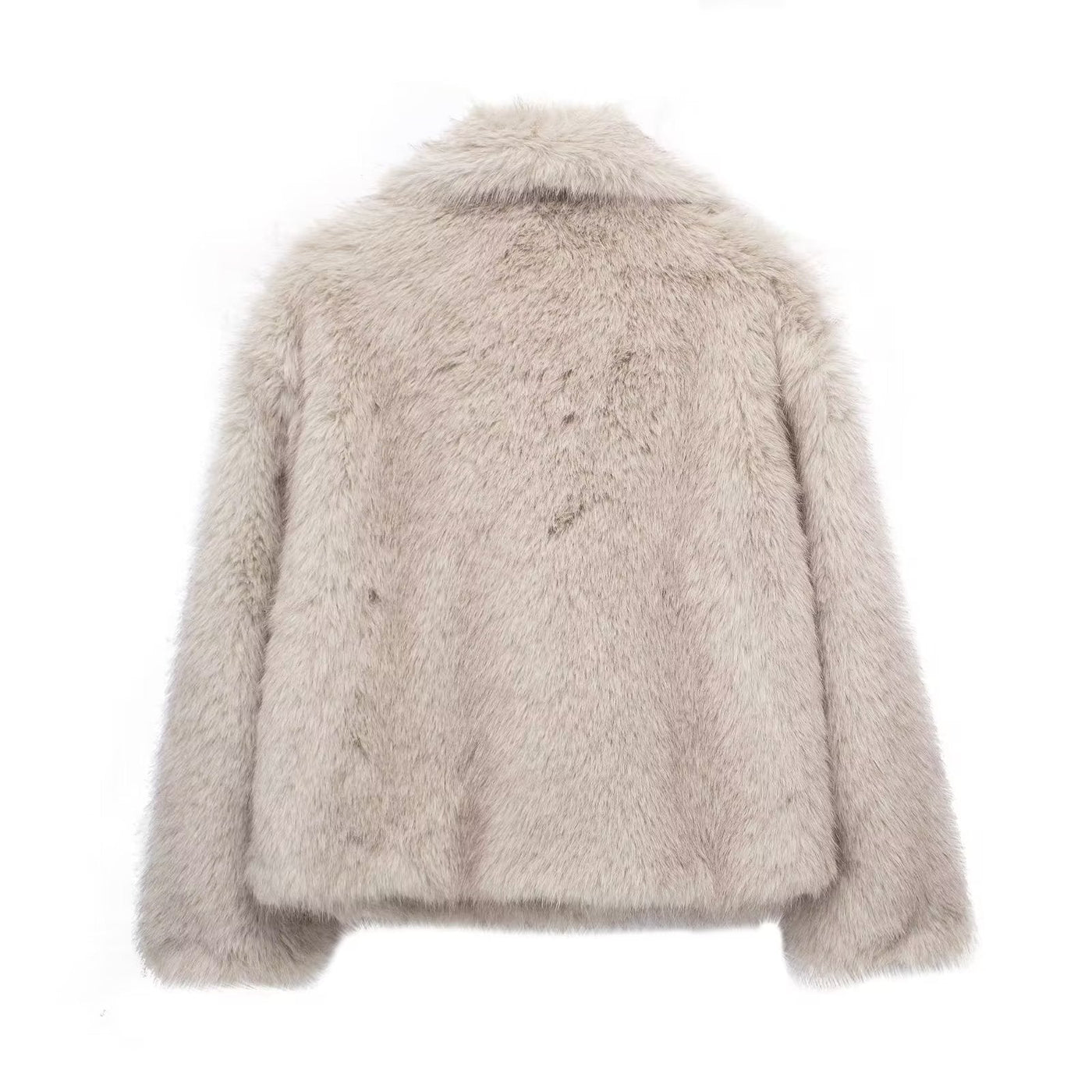 Faux Fur Jacket | Short | Fluffy | Coat with Fake Fur | Women's Winter Coats and Jackets-Grace Aura