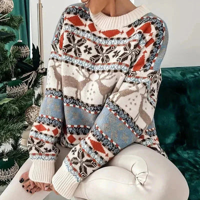 Festive Knit Sweater-Grace Aura