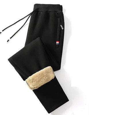 Fleece Joggers | Elastic Waist | Warm | Fleece Sweatpants | Men's Winter Sweats-Grace Aura