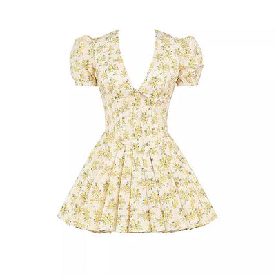 Flower Power Mini Dress-Grace Aura