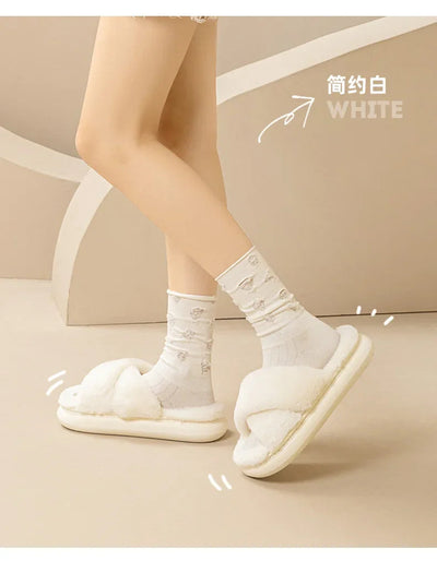 Fluffy Slippers | Warm | Indoor | Winter Slippers | House Slippers-Grace Aura