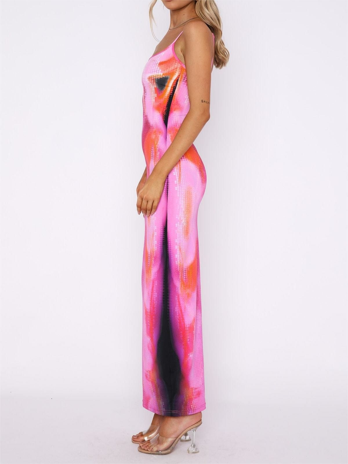 Galaxy Glow Maxi Dress-Grace Aura