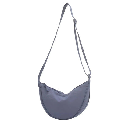 Half Moon Bag - Adjustable Strap - Zipper - Crossbody Bag - Bum Bag-Grace Aura