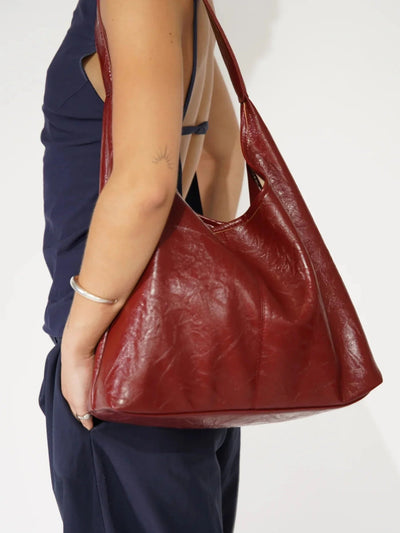 Hobo Bag | Vegan Leather | Large | Bag and Clutch | Shoulder Bag-Grace Aura