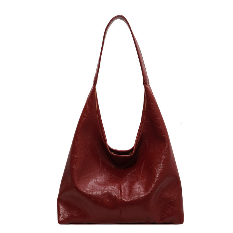 Hobo Bag | Vegan Leather | Large | Bag and Clutch | Shoulder Bag-Grace Aura