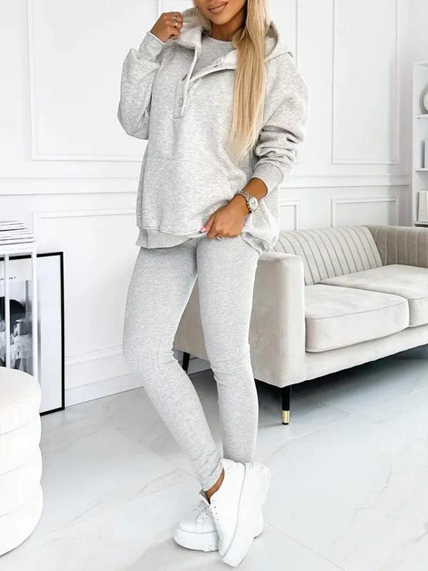 Jogger Set | Oversized Hoodie | Leggings | Loungewear Set | Women's Clothing-Grace Aura