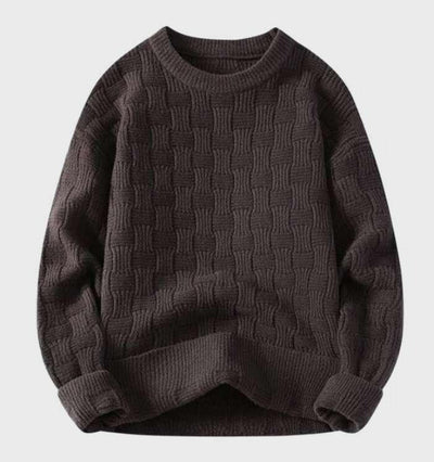 Men's Jumper | Crewneck | Warm | Knitted Sweater | Chunky Sweater-Grace Aura