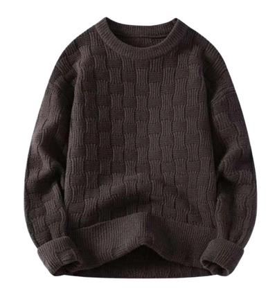 Men's Jumper | Crewneck | Warm | Knitted Sweater | Chunky Sweater-Grace Aura