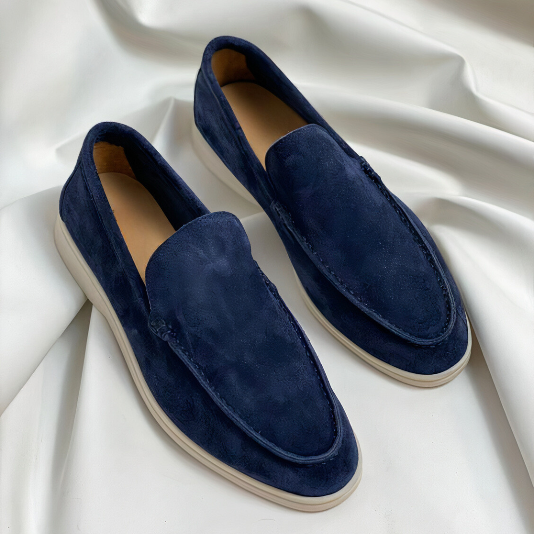 Men's Loafers | Comfortable | Slip-On | Suede Loafers | Men's Shoes-Grace Aura