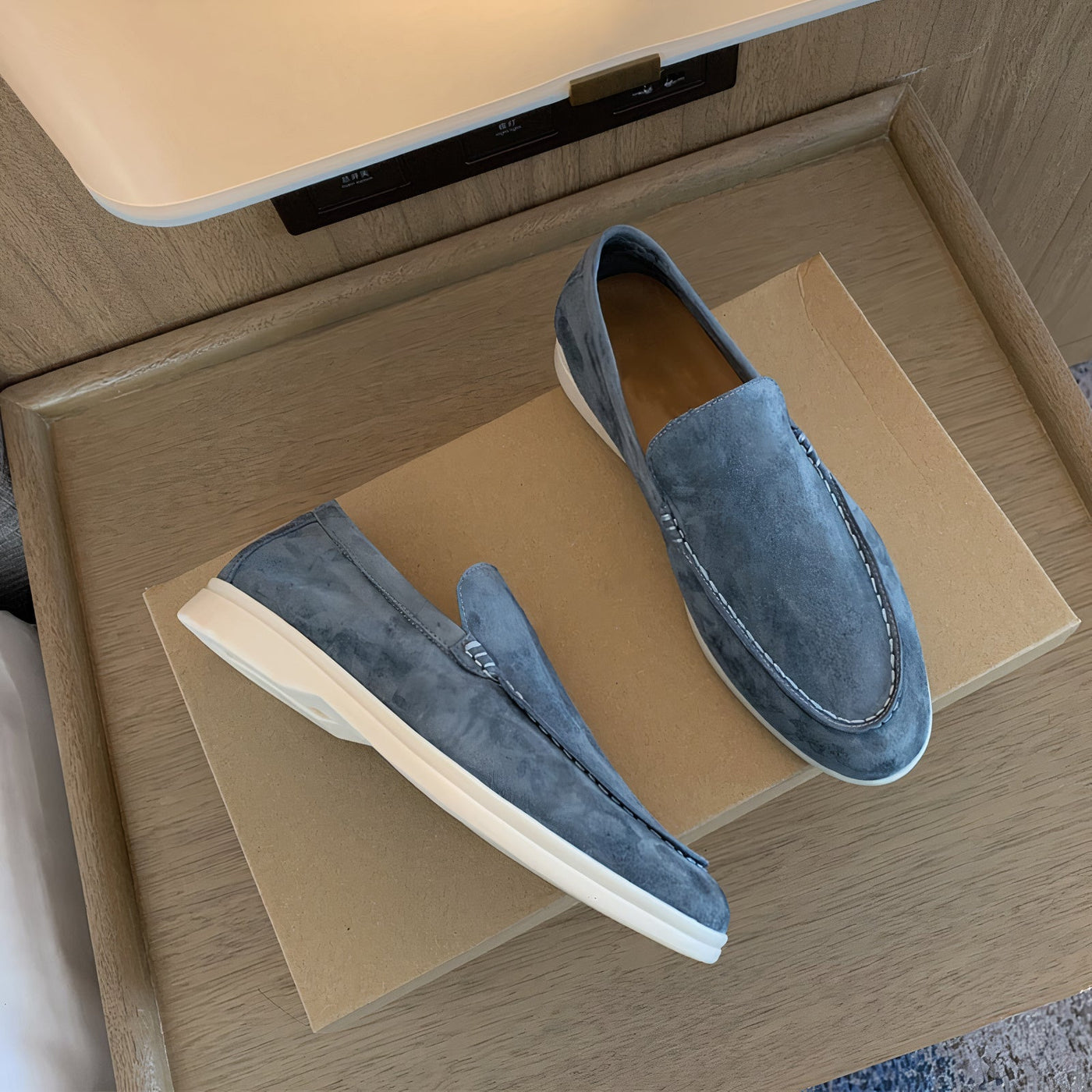 Men's Loafers | Comfortable | Slip-On | Suede Loafers | Men's Shoes-Grace Aura